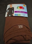 Womens Fruit Of The Loom Large 12/ 14 Brown Long John Shirt Waffle Crew Top New. Price: $7.99.