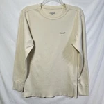 Carhartt Men's Xl Reg Heavyweight Cotton Thermal Crew Neck Top Natural Workwear Pre-owned. Price: $9.99.