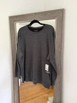 Cuddl Duds Gray Long Sleeve Pullover Shirt Mens Xl Nwt New. Price: $19.99.