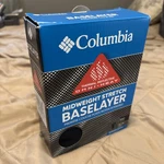 New Columbia Men Omni-heat Midweight Baselayer Half Zip Black Size Xl. Price: $50.00.