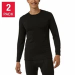 32 Degrees Heat Men's Fleece Lined Base Layer Top, 2-PACK New. Price: $27.00.