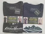 New Eddie Bauer Men's 2-PACK Ultra Soft Graphic Crew Tee T-shirts Great Gift Nwt. Price: $14.99.