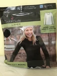 Cuddl Duds Women's Modal Ultra Soft Long Sleeve Crew Top Warm Layer Black Pick New. Price: $19.78.