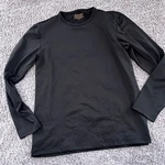 Thermajohn Mens Thermal Base Layer Top Black Long Sleeve Crewneck Size Xl New. Price: $16.00.