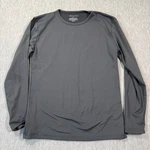 Thermajohn T-shirt Men Large Gray Long Sleeve Thermal Baselayer Top Performance Pre-owned. Price: $16.00.