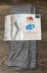 Fruit Of Loom Thermal Waffle Pants Spandex Rib Cuffs Gray Women's Xs 0-2 New. Price: $10.00.