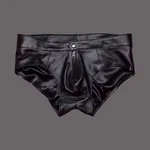 Men's Real Soft Lambskin Leather Underwear Black Brown Genuine New. Price: $69.99.