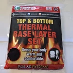 Polar Extreme 2 Piece Mens Large Top And Bottom Thermal Base Layer Set New. Price: $15.00.