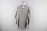 Vtg 90S Hanes Mens Large Faded Thermal Waffle Knit Henley T-shirt Heather Gray Pre-owned. Price: $33.96.