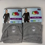Fruit Of Loom 2 Pack Size Xxl Waffle Thermal Top Crew, Grey New. Price: $16.50.