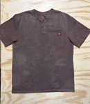 Wrangler Men Medium Sundyed Brown Workwear Shirt With Pockets, Buttons Pre-owned. Price: $17.00.