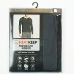 New Heatkeep Midweight Ribbed Men's Long Sleeve Crew Neck Charcoal Gray $38. Price: $15.99.