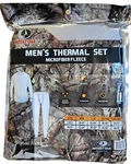 Mossy Oak Men's Thermal Long Johns 2 Piece Set Black Xl Wicking Quick Dry New. Price: $19.95.