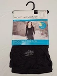 Warm Essentials By Cuddl Duds Women's Stretch, Scoop Neck Top, Black, Size Lg New. Price: $9.95.
