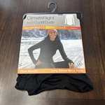 Cuddl Duds Climate Right Womens Black Long Sleeve Mock Neck Base Shirt Size Xxl New. Price: $13.00.