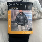 New! Men Cuddl Duds Fleece Perf Baselayer Pants Xxl (44-46) ($50) Black. Price: $17.50.