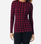 Cuddl Duds Softwear Long Sleeve Layering Top Sz Xs Small (2-4) Buffalo Check New. Price: $12.00.