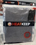 Heatkeep Gray Mens Base Layer Long Sleeve Top Quick Dry Shirt Size Medium New. Price: $22.50.
