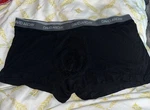 Pair David Archy Men Boxer Briefs Underwear No Wicking Black Size Large Xl 13 New. Price: $15.00.