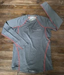 Columbia Men Omni-heat Midweight Baselayer Gray Red Size Large New. Price: $12.97.