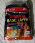Polar Extreme Top & Bottom Thermal Black Layer Set Men ( Size 2 Xl ) Nwt New. Price: $14.95.