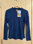 New! Icebreaker Oasis Women Merino Body Fit 200 Ls Crew Blue Largo Msrp $120. Price: $79.00.