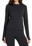 Ozark Trail Women Warmer Thermal Long Sleeve Seamless Fleece Top Size Black New. Price: $12.00.
