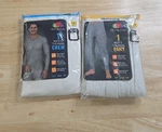 2PK Fruit Of The Loom Men's Waffle Baselayer Crew Neck & Pants Top Beige Large New. Price: $19.95.