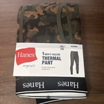 Hanes Thermal Bottoms Base Layer Tagless Elastic Band Hunting Camo Men 2XL Nwt New. Price: $16.00.