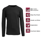 Blue Ice Galaxy By Harvic Men's Long Sleeve Thermal Shirt Black Size New. Price: $32.25.
