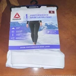 Reebok Women's Moisture Wicking Thermal Base Layer Pant White Skiing Stretch New. Price: $10.40.
