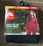 Ozark Trail Seamless Base Layer Crew Neck Long Sleeve Black Upf 50+ Womens Xs New. Price: $9.99.