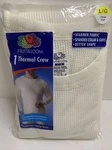 New Fruit Of Loom Thermal Crew Long Sleeves Shirt Men Size Large Ivory Color. Price: $11.95.