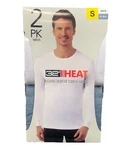 32 Degrees Heat Men's Base Layer Long Sleeve Crew Neck Tee 2-PACK New. Price: $16.99.